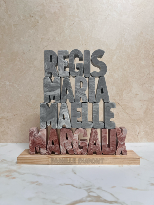 Support Famille 4 prénoms