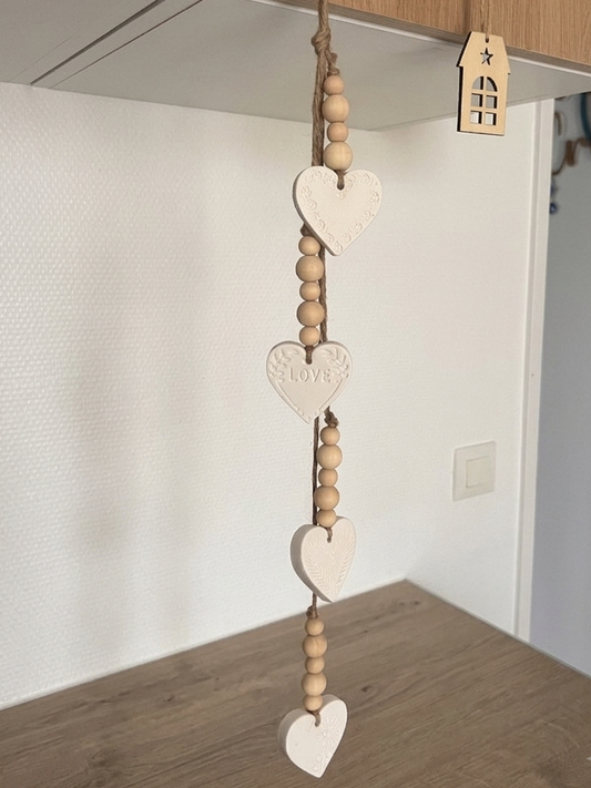 Grande suspension coeur
