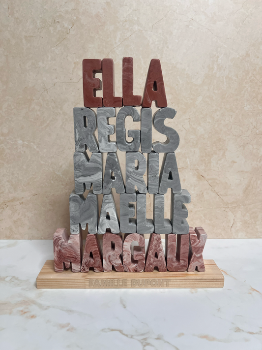 Support Famille 5 prénoms