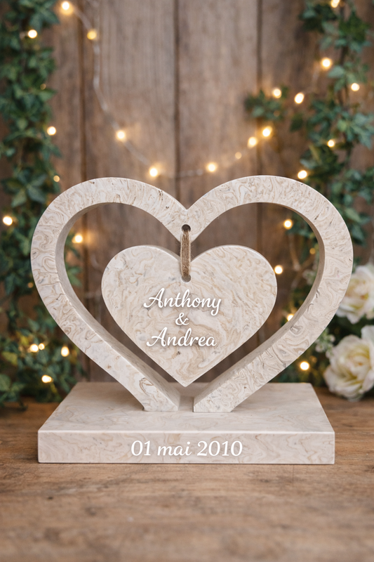 Support double coeur