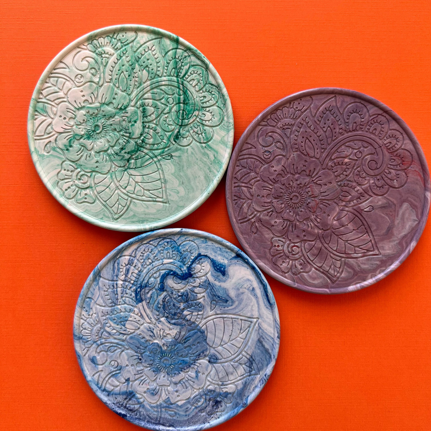 Trio de dessous de verre